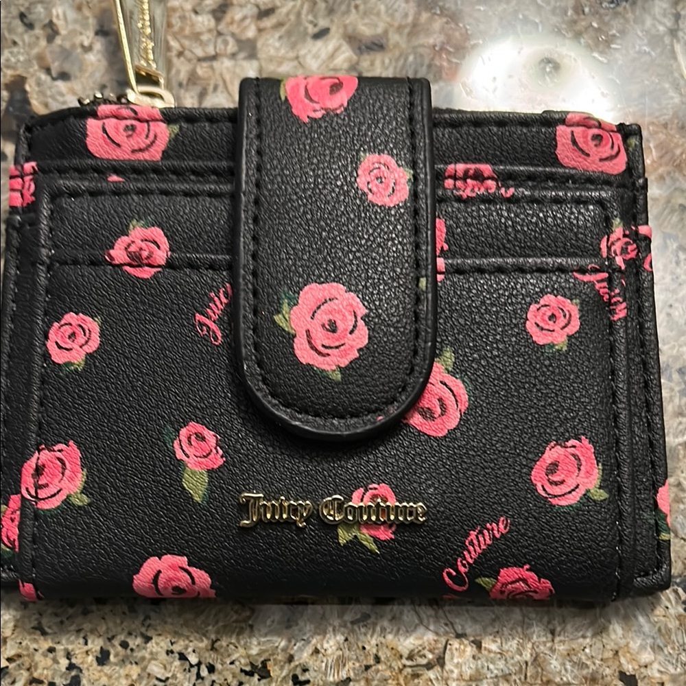 JUICY COUTURE Flowered Card Case